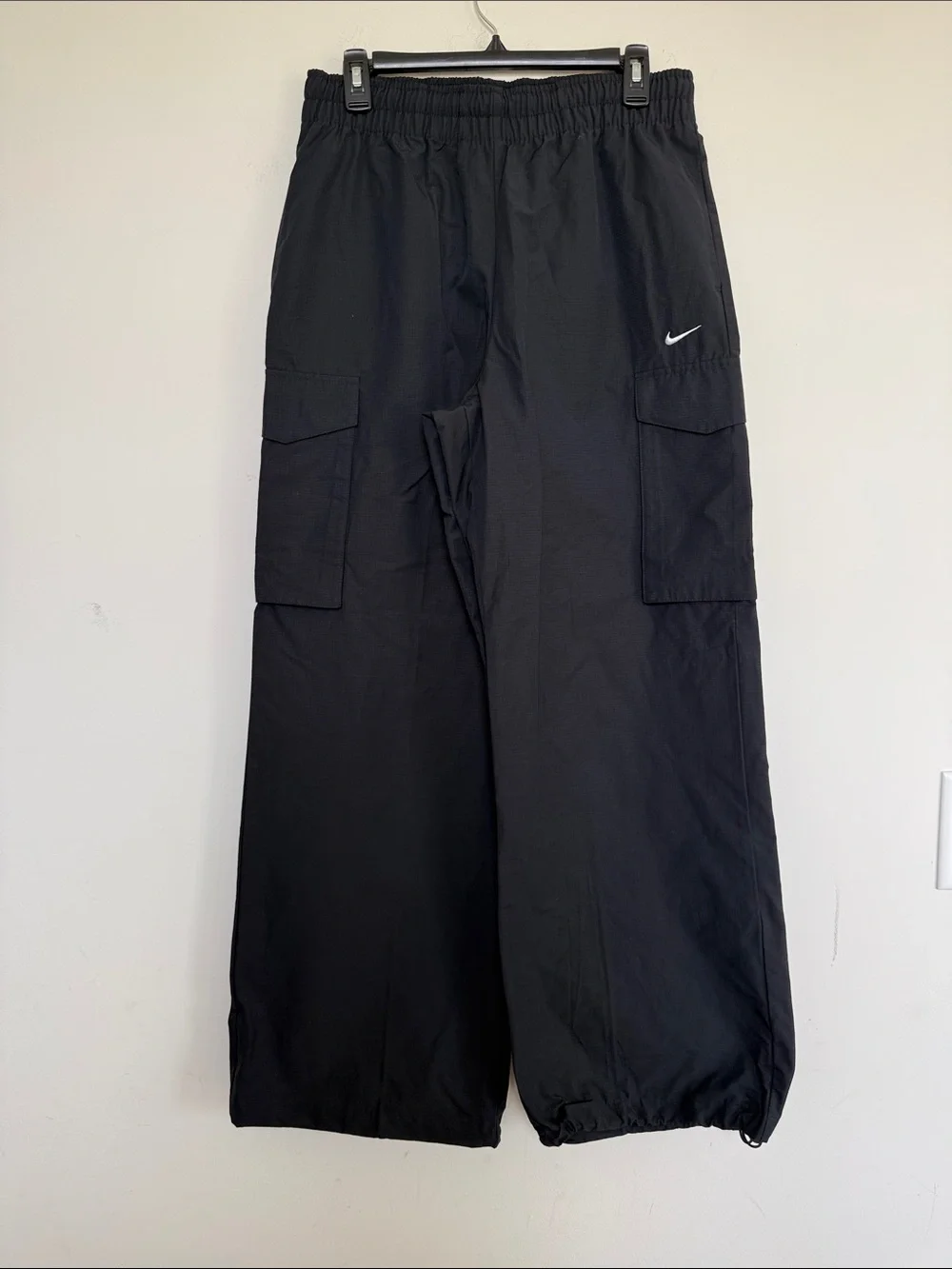 Nike Black Cargo Windbreaker Trousers